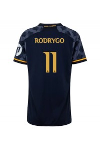 Fotbalové Dres Real Madrid Rodrygo Goes #11 Dámské Venkovní Oblečení 2023-24 Krátký Rukáv